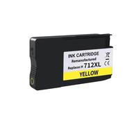 VVHKMSIL Compatible con Cartucho de Tinta 712XL para Modelos de Impresora DesignJet T650 T630 T250 T230 T210 reemplazo del Mercado de Accesorios(Yellow)