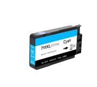 VVHKMSIL Compatible con los Modelos de Impresora DesignJet T120 T520 Reemplazo para el número de Pieza 711XL(Cyan)