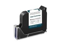 VVHKMSIL Compatible con Modelos de Impresora Cartucho de Tinta de Color de 25,4 mm Impresora portátil de inyección de Tinta en línea no cifrada(Black)