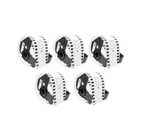 VVHKMSIL Compatible con Modelos de Impresora QL-700 QL-800 térmicos 62 mm x 30.48 Metros DK-2205 DK-22205 Papel de Etiqueta(5 Rolls)