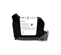 VVHKMSIL Compatible con Tinta de 12.7 mm 1/3/5/5/10pcs de Tinta solvente de Tinta en línea Cartucho de Impresora de Tinta en línea Piezas Negras secas rápidas(1pc)