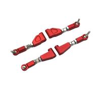 VVHKMSIL Componentes del balancín Superior Delantero y Trasero, Piezas de Metal a Escala 1/10, compatibles con la versión HNR H9802 H9803 Horse E30(Red)