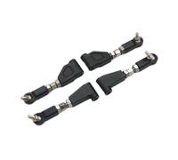 VVHKMSIL Componentes del balancín Superior Delantero y Trasero, Piezas de Metal a Escala 1/10, compatibles con la versión HNR H9802 H9803 Horse E30(Black)