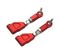 VVHKMSIL Componentes del Brazo basculante Superior Trasero, Piezas de Metal, Escala 1/10, Compatible con HNR H9802 H9803 Horse E30, Coche de Control Remoto(Red)