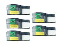 VVHKMSIL con el Cartucho de Etiqueta M21-750-595-WT de 19.1 mm en Blanco Compatible con Suministros de Impresora M210 M211 M210-LAB para el número de Pieza M21-750-595-WT(5 Pcs)