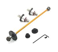 VVHKMSIL Conjunto de transmisión diferencial Mejorado de Metal para Piezas de Coche de Control Remoto, 1/12, 124016, 124017, 124018, 124019, 124007, 124008(Yellow)