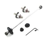 VVHKMSIL Conjunto de transmisión diferencial Mejorado de Metal para Piezas de Coche de Control Remoto, 1/12, 124016, 124017, 124018, 124019, 124007, 124008(Silver)