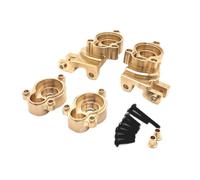 VVHKMSIL Cubierta de Engranaje de Copa de dirección de Eje Delantero de latón Compatible con Coche YiKong 1/10 YK4106 RC