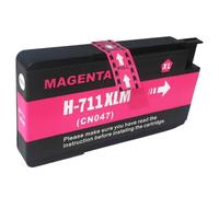 VVHKMSIL CZ130A CZ131A CZ132A CZ133A Cartucho de Tinta Lleno con Tinta Compatible con los Modelos de Impresora DesignJet T120 T520 para el número de Pieza 711 711XL(Magenta)