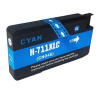 VVHKMSIL CZ130A CZ131A CZ132A CZ133A Cartucho de Tinta Lleno con Tinta Compatible con los Modelos de Impresora DesignJet T120 T520 para el número de Pieza 711 711XL(Cyan)