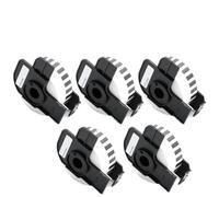 VVHKMSIL DK22225 Compatible de Papel térmico QL-1050 QL-1060N QL-1100 QL-1110NWB QL-500 QL-500A QL-560 QL-570VM QL-600 QL-710W(5 Rolls)