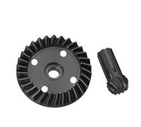 VVHKMSIL Engranaje 50T 30T 10T Engranaje Impulsor diferencial de Acero cónico helicoidal Delantero Trasero Compatible con 14210 14209 H14BM RC(Rear 30T 10T)