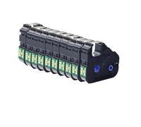 VVHKMSIL ID ID Impresora PT-200BK LB-200BK Compatible C-510T C-210T C-210E C-500T C-200E C-100T C-200T C-580T M-11 Cinta de Tinta(10 Pcs)