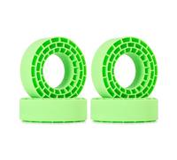 VVHKMSIL Inserto de Goma de Espuma Compatible con los neumáticos de 95-97 mm de 1.55 "Actualización de los neumáticos Part Universal Fit(Green)