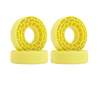 VVHKMSIL Insertos de Goma de 4 Piezas de Goma Compatible con neumáticos de 62-64 mm x 24 mm 1.0 "Reemplazo de posvignet de Ajuste Universal(Yellow)