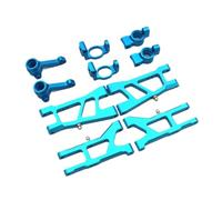 VVHKMSIL Juego de componentes metálicos para Asiento C, Brazo oscilante Trasero, Copa de dirección para HNR H9802 H9803 Horse E30 Edition 1/10 RC, 5 Piezas(Sky Blue)