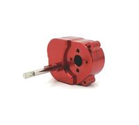 VVHKMSIL Juego de Engranajes de Caja de Cambios de Metal MN82S LC79 MN78 MN168 MN99S 1/12 RC Rock Crawler Car Compatible con(Red)