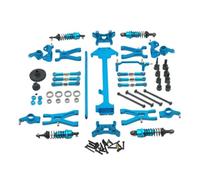VVHKMSIL Kit de Amortiguador de Enlace de Copa de dirección de Brazo oscilante de Mejora de Metal 1/18 A959 A949 A969 A979 K929(Sky Blue)