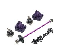VVHKMSIL Kit diferencial de Caja de Cambios de Montaje de Eje de transmisión Central de Metal Mejorado Escala 1/14 Compatible con 144010 144001 144002(Purple)