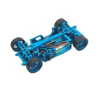 VVHKMSIL Marco Modificado de Mejora de Metal para Coche RC a Escala 1/28 Compatible con Racing Drift Q(Sky Blue)