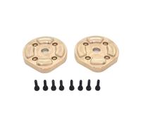 VVHKMSIL Piezas de Cubierta de Engranaje de Bloque de Peso de Eje Delantero y Trasero de latón para Coche de Control Remoto 1/12 H12Y H12Y +(Red)