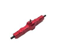 VVHKMSIL Piezas de Mejora de Metal del Conjunto del Eje Trasero compatibles con el Coche de Control Remoto 1/16 D12 FY Henglong(Red)