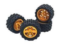 VVHKMSIL Piezas de Repuesto para neumáticos de Cubo de Rueda con Abrazadera Mejorada de Metal, Paquete de 2(Yellow)