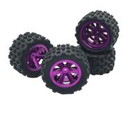 VVHKMSIL Piezas de Repuesto para neumáticos de Cubo de Rueda con Abrazadera Mejorada de Metal, Paquete de 2(Purple)