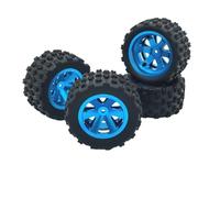 VVHKMSIL Piezas de Repuesto para neumáticos de Cubo de Rueda con Abrazadera Mejorada de Metal, Paquete de 2(Blue)