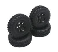 VVHKMSIL Piezas metálicas del neumático del Cubo de la Rueda para el Coche teledirigido C8801 8560 1/18 RC(Black)