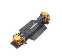 VVHKMSIL Placa Inferior de Fibra de Carbono, Distancia Entre Ejes de Caja de Cambios de 98-102mm para Piezas de Coche de Control Remoto 1/28 284131 K969 K979 K989 K999 P929 P939(Yellow)