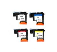 VVHKMSIL PrintThead de impresión Compatible C4820A C4821A C4822A C4823A para 80 DesignJet 1000 1000PLUS 1050 1055 For80 Impresora(4PCS)