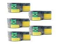 VVHKMSIL Reemplazo de Cinta de Etiquetas de Chips para Cartucho de Cinta M21-750-427 Compatible con Suministros de Impresora M210 M211 M210-LAB(5 Pcs)