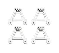 VVHKMSIL Soporte de Base de Amortiguador de Aluminio CNC para YK4082 Pro 1/8 RC Rock Crawler 12005(Silver)