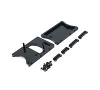 VVHKMSIL Soporte del Amortiguador del Compartimiento del Engranaje de dirección del Haz Trasero D91 D96 MN98 99S V1(Black)