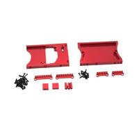 VVHKMSIL Soporte del Amortiguador del Compartimiento del Engranaje de dirección del Haz Trasero D91 D96 MN98 99S V1(Red)