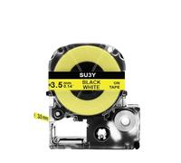 VVHKMSIL Tubo de retiro de Calor de la Serie 1pc (Su5s/Su5y/Su3w/Su3y/SU11S/SU11Y) para LK-4WBA5/LK-4YBA5 & amp; Fabricantes de Etiquetas LW-300/400(3.5mm Yellow)