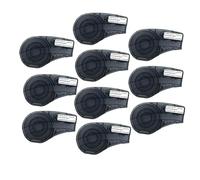 VVHKMSIL Tubo termocontraíble de poliolefina M21-187-C-342, 8,5 mm, 2,1 m, Negro sobre Blanco, Compatible con Paneles eléctricos, Sistemas de Control de mazos de Cables(5 Pcs)