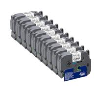 VVHKMSIL TZE251 Cinta de Etiqueta Compatible de 24 mm en Blanco en Blanco Funciona con TZE TZ 251 y PTD600 Etiqueta Impresora(10PK)