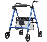 VVHUDA Andadores Plegables para Ancianos para Personas Mayores Andador de Carrito de Compras con Ruedas Andador para discapacitados de Cuatro Ruedas Small Gift