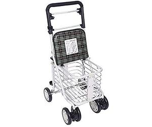 VVHUDA Marco para Caminar Andador estándar Andador Plegable Movilidad Ayuda para Caminar, 4 Ruedas para Caminar, Asiento Ajustable en Altura Andador para Ancianos Small Gift