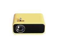 VVHUDA Mini proyector Soporte Global 1080p LED 3000 lúmenes Proyector portátil con Lente de Vidrio Completo para Cine en casa Camping (D como se Muestra) Small Gift