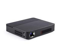 VVHUDA Proyector de vídeo LED, batería recargable, DLP, pantalla de alta resolución para streaming de películas, presentaciones, smartphones, tabletas y portátiles Small Gift