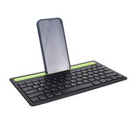 VVHUDA Teclado inalámbrico, 78 Teclas, 300 mAh, 2 Canales, compatibilidad con múltiples Sistemas Bluetooth, Teclado ergonómico silencioso para Juegos, para Jugadores de PC y Oficina Small Gift