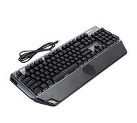VVHUDA Teclado mecánico, 104 Teclas, diseño ergonómico con Cable, Teclado con Interruptor Azul, para Oficina en casa Small Gift
