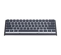 VVHUDA Teclado mecánico, 61-Key RGB LED retroiluminado Gaming Keycap, USB Cute Keycap Durable Dureza Portable Save Space Wired Keypad, para PC Gamer (Negro) Small Gift