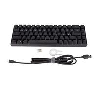 VVHUDA Teclado mecánico, 68 Teclas, 1800 mAh, Tres Modos, Negro, diseño ergonómico, teclados para Juegos, para Windows, para HarmonyOS, para Android, para iOS (Eje Verde) Small Gift