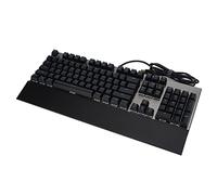 VVHUDA Teclado mecánico para Juegos, 104 Teclas Diseño ergonómico Chips de Juegos de computadora Profesionales Teclados de PC retroiluminados RGB sensibles, para Windows Small Gift