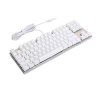 VVHUDA Teclado mecánico, Teclado mecánico para Juegos con Cable retroiluminado RGB de 87 Teclas, para Linux/para OS X/para Windows (Interruptor Azul) Small Gift