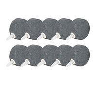 Vvikizy 10 Piezas de Piedra de Disco de Gas para Bomba de Acuario, Aireador de Piedra de Burbuja de Aire para Tanque de Peces Resistente, Aumenta el Contenido de Oxígeno para Peces Sanos, como Se